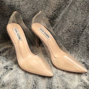 Steve Madden Vegas Clear Pumps